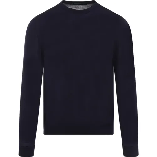 Wool Crew Neck Sweater , male, Sizes: L, M, S - Kiton - Modalova