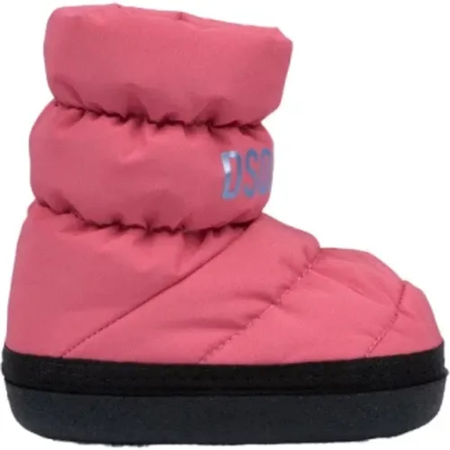 Snow Boots with Brand Logo , female, Sizes: 5 UK, 2 UK - Dsquared2 - Modalova