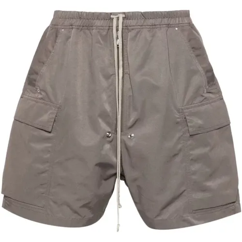 Casual Knee-Length Grey Shorts , male, Sizes: L, M, XL - Rick Owens - Modalova