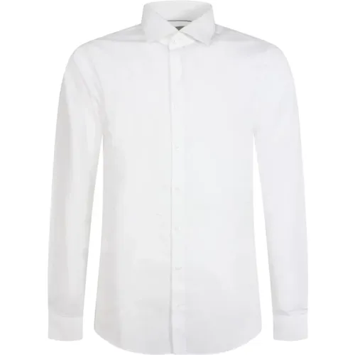 Weißes Baumwollhemd für Herren , Herren, Größe: 3XL - Michael Kors - Modalova