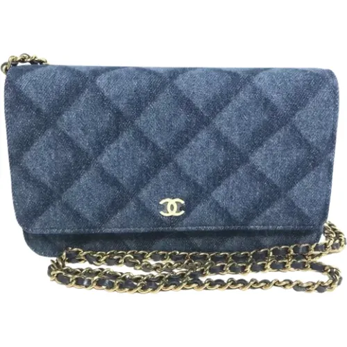 Pre-owned Denim chanel-bags , female, Sizes: ONE SIZE - Chanel Vintage - Modalova