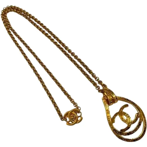 Pre-owned Metal chanel-jewelry , female, Sizes: ONE SIZE - Chanel Vintage - Modalova