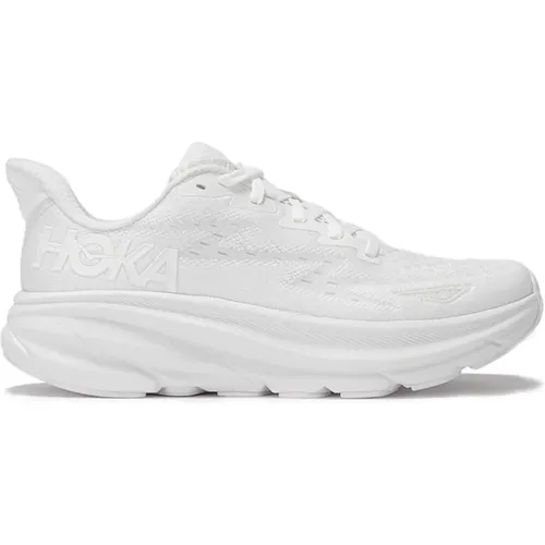 Weiße Clifton 9 Damen Sneaker , Damen, Größe: 36 EU - Hoka One One - Modalova