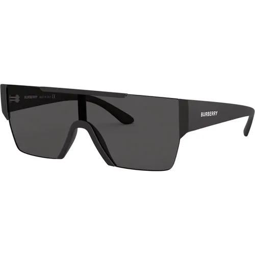 Dark Grey Sunglasses , male, Sizes: 38 MM - Burberry - Modalova