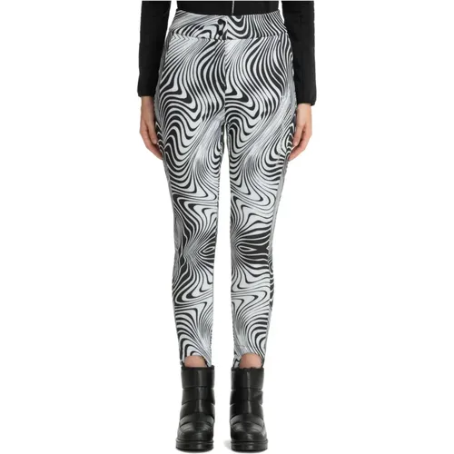 Abstract Multicolour Ski Trousers , female, Sizes: S - Emporio Armani EA7 - Modalova