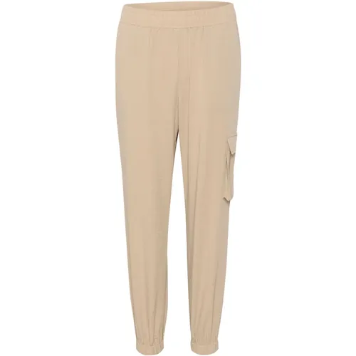 Cargo-inspired Jog Pants , female, Sizes: XS, L, M, XL, 3XL - Kaffe - Modalova