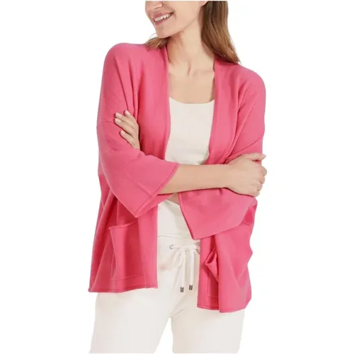 Soft Wool Cashmere Open Design Jacket , female, Sizes: 2XS - Juvia - Modalova