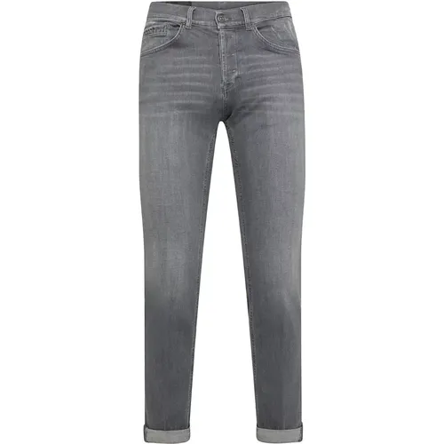 Grey Denim Jeans , male, Sizes: W31, W30, W32, W36, W34 - Dondup - Modalova
