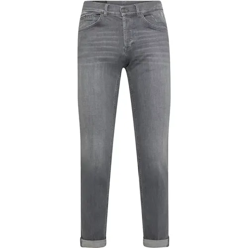 Grey Denim Jeans , male, Sizes: W38, W31, W30, W32, W36, W34 - Dondup - Modalova