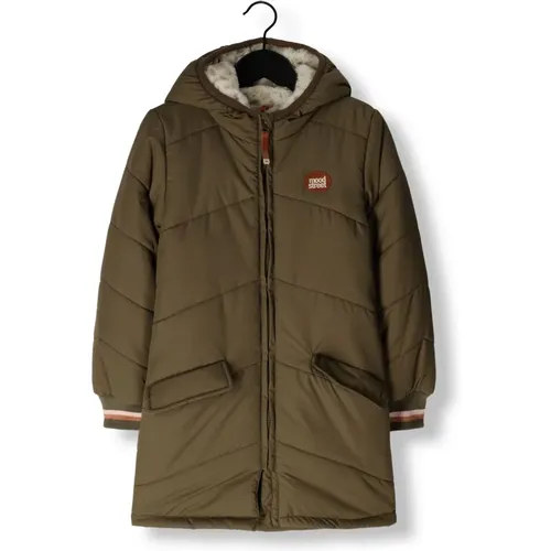 Khaki Parka Jacke für Mädchen,Mädchen Parka Jacke in Schwarz - Modström - Modalova