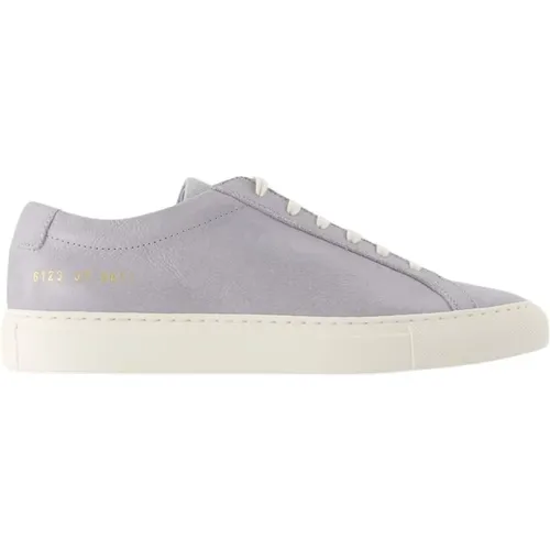 Blaue Leder Achilles Sneakers , Damen, Größe: 39 EU - Common Projects - Modalova