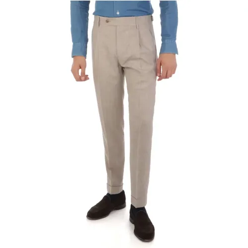 Men Clothing Trousers Brown Ss23 , male, Sizes: S, 3XL, 2XL, XL - Berwich - Modalova