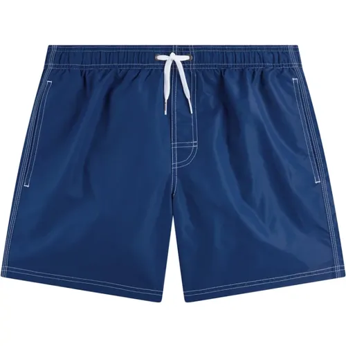 Blaue Meer Shorts für Männer , Herren, Größe: L - Sundek - Modalova
