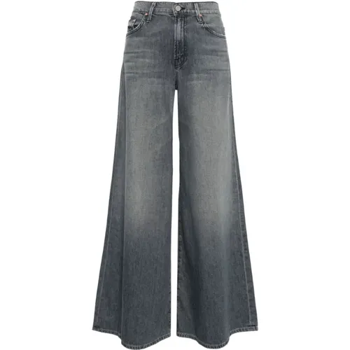 Wide Leg Cotton Jeans , female, Sizes: W25, W28, W27 - Mother - Modalova