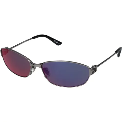 Stylische Sonnenbrille BB0336S,Silberne Sonnenbrille mit Zubehör - Balenciaga - Modalova