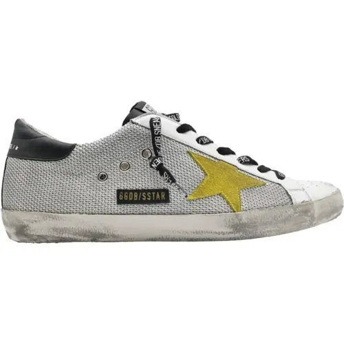 Light Silver White Yellow Black Sneakers , female, Sizes: 10 UK - Golden Goose - Modalova