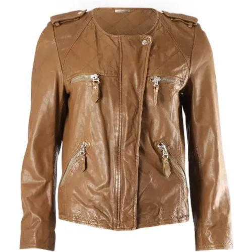 Pre-owned Leather outerwear , female, Sizes: M - Isabel Marant Pre-owned - Modalova