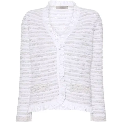Frayed-edge tweed jacket , female, Sizes: M - D.Exterior - Modalova