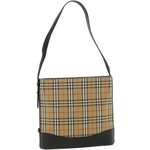 Pre-owned Canvas shoulder-bags , female, Sizes: ONE SIZE - Burberry Vintage - Modalova