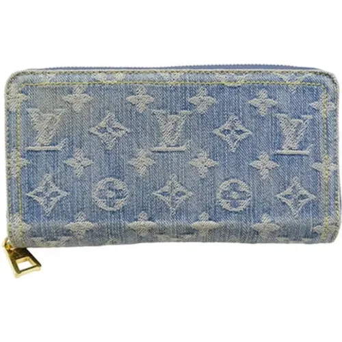 Pre-owned Denim wallets , female, Sizes: ONE SIZE - Louis Vuitton Vintage - Modalova