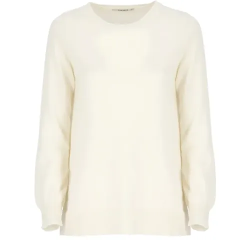 Kaschmirwolle Weiß Pullover Damen - Kangra - Modalova