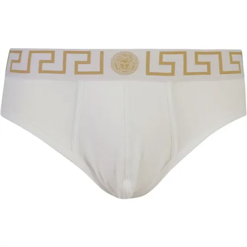 Underwear Set with Gold Logo , male, Sizes: L, M, S - Versace - Modalova