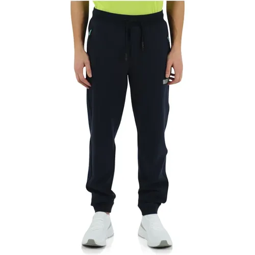 Natural Ventus7 Cotton Blend Sport Pants , male, Sizes: S, M - Emporio Armani EA7 - Modalova