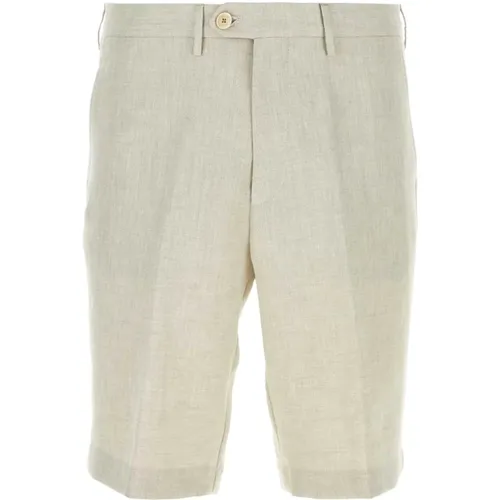 Hellgraue Leinen-Bermuda-Shorts , Herren, Größe: L - ETRO - Modalova