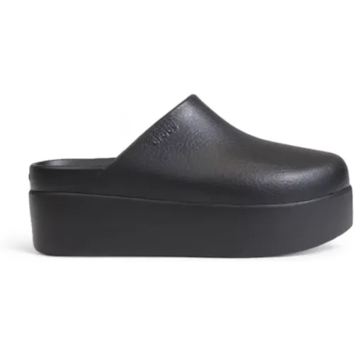 Plateau-Clog für Frauen , Damen, Größe: 34 EU - Crocs - Modalova