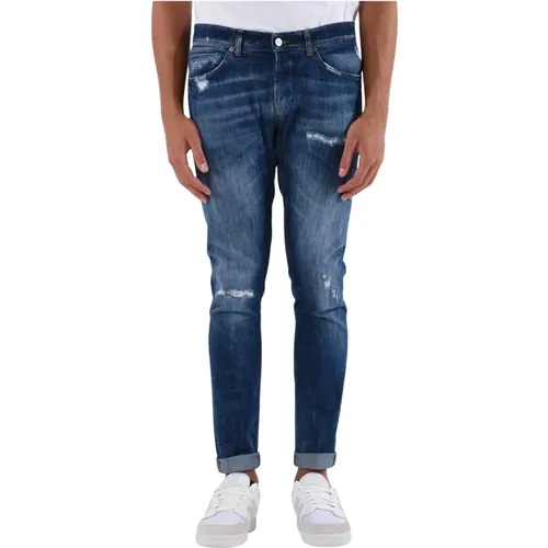 George 5 Pocket Jeans , male, Sizes: W40 - Dondup - Modalova