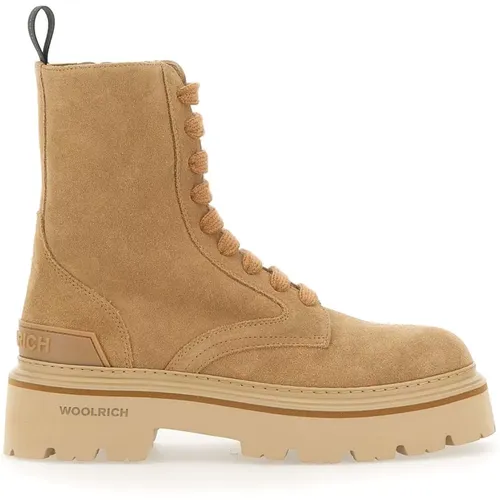 Boots , female, Sizes: 5 1/2 UK, 4 UK, 5 UK, 6 UK, 3 UK, 7 UK - Woolrich - Modalova