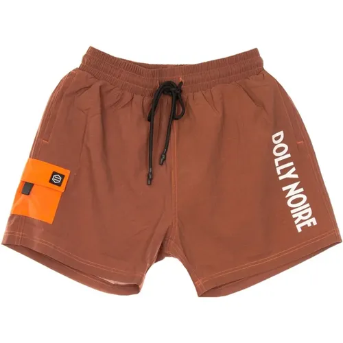 Reactive Swimshorts Black/ , male, Sizes: L, S, XL - Dolly Noire - Modalova