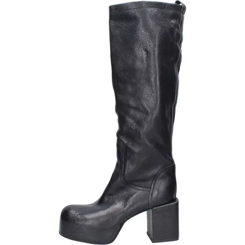 Vintage Lederstiefel für Damen - MOMA - Modalova