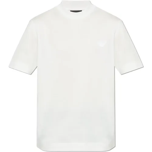 T-Shirt mit Logo , Herren, Größe: L - Emporio Armani - Modalova