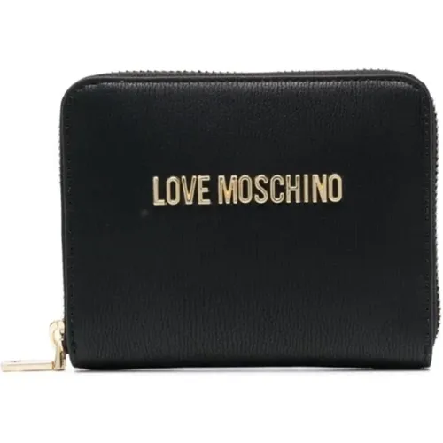 Stilvolle Bi-Fold Geldbörse mit Mehreren Fächern - Love Moschino - Modalova