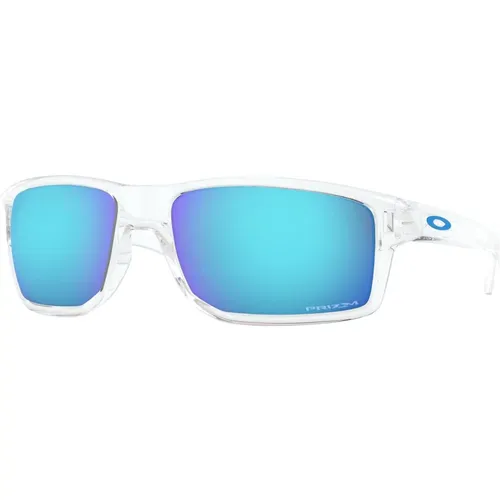 Gibston Sonnenbrille Poliert Clear/Prizm Sapphire , Herren, Größe: 60 MM - Oakley - Modalova