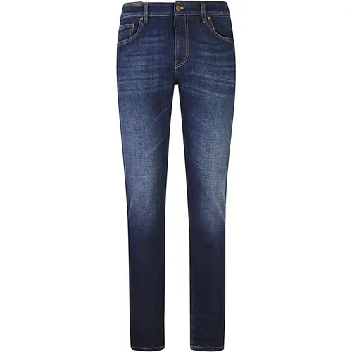 Blaue Jeans Herbst Winter Kollektion , Herren, Größe: W35 - PT Torino - Modalova