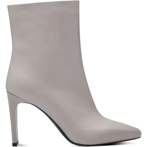 Elegant Grey Ankle Boots , female, Sizes: 6 UK, 5 UK - tamaris - Modalova