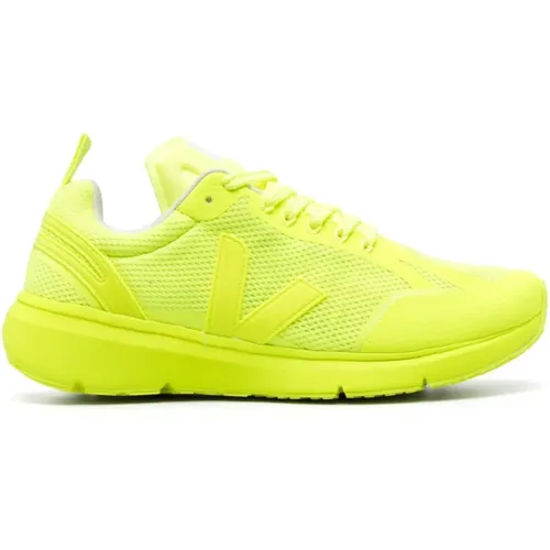 Fluorescent Yellow Condor 2 Sneakers , male, Sizes: 6 UK - Veja - Modalova