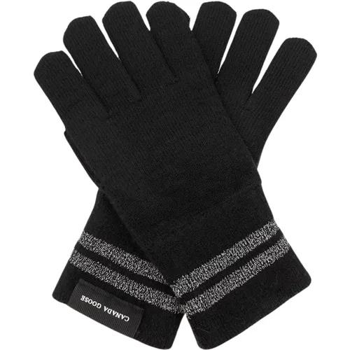 Handschuhe mit reflektierenden Streifen , Damen, Größe: S/M - Canada Goose - Modalova