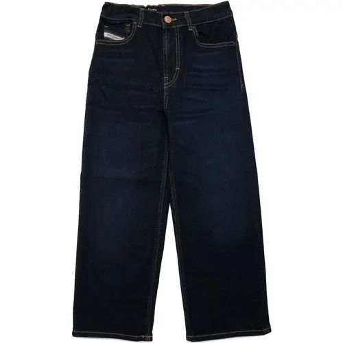 Vintage Dunkelblaue Flare Jeans 2000 - Diesel - Modalova