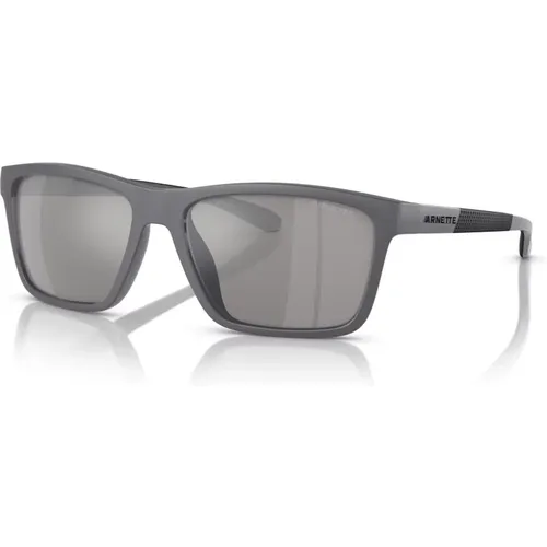 Middlemist Grey Silver Mirror Sunglasses , male, Sizes: 58 MM - Arnette - Modalova