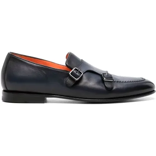 Business Schuhe , Herren, Größe: 42 1/2 EU - Santoni - Modalova