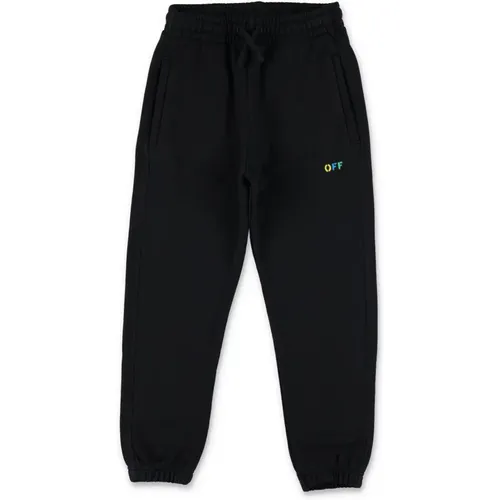 Schwarze Diag Rainbow Sweatpants,PANTALONE Stylische Hose - Off White - Modalova
