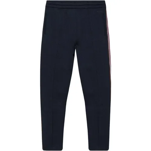 Logo Embroidered Wide-Leg Sweatpants , male, Sizes: L - Burberry - Modalova