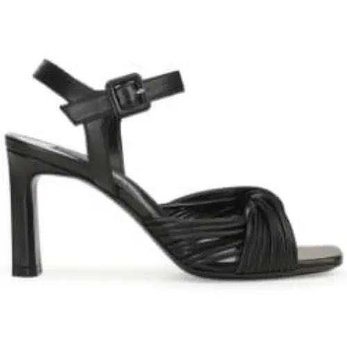 Twist-Detailed Leather Sandals , female, Sizes: 2 UK, 7 UK - Sergio Rossi - Modalova