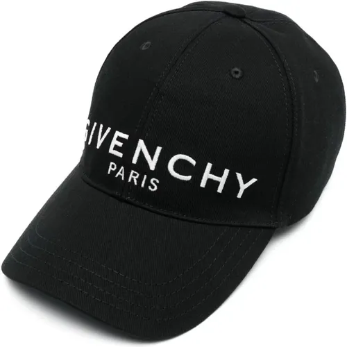 Schwarze Baseballkappe mit Logo-Print , Herren, Größe: ONE Size - Givenchy - Modalova