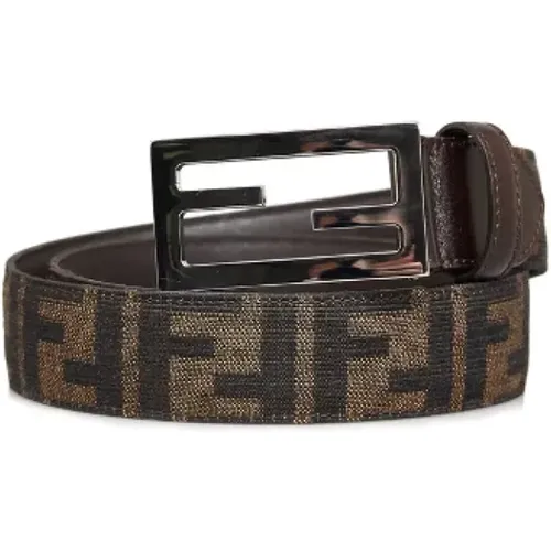 Pre-owned Canvas belts , female, Sizes: ONE SIZE - Fendi Vintage - Modalova