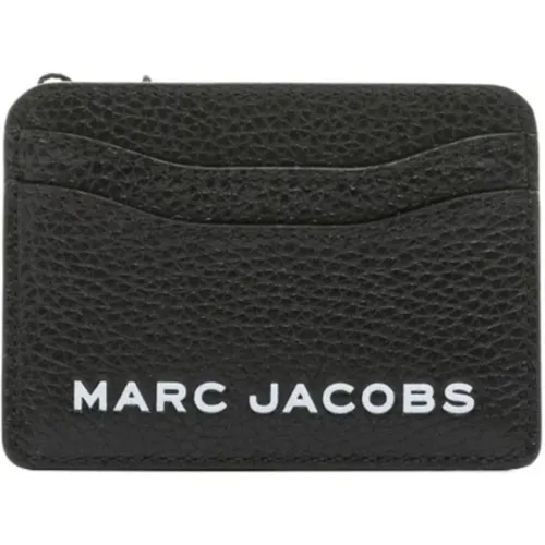 Neues Kartenetui, Schwarzes Leder , Herren, Größe: ONE Size - Marc Jacobs - Modalova