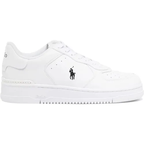 Weiße Sneakers , Herren, Größe: 46 EU - Polo Ralph Lauren - Modalova